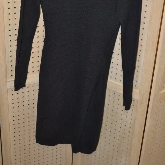 LAUREN RALPH LAUREN BLACK SWEATER DRESS SIZE S - Picture 5 of 6